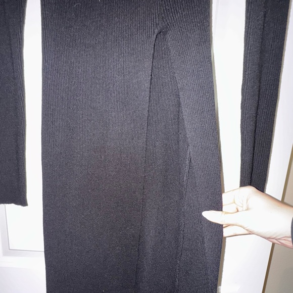 ASTR the label mock neck rib longline sweater - Picture 4 of 8